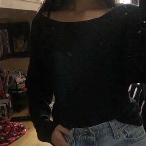 F21 Braided Sweater